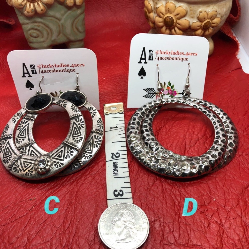 ☮️ Sale Hoop Dangle Fashion Jewelry Earrings NWT